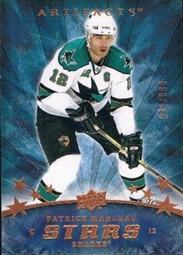 #159 Patrick Marleau - San Jose Sharks - 2008-09 Upper Deck Artifacts Hockey