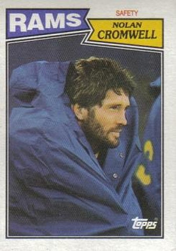 #159 Nolan Cromwell - Los Angeles Rams - 1987 Topps Football