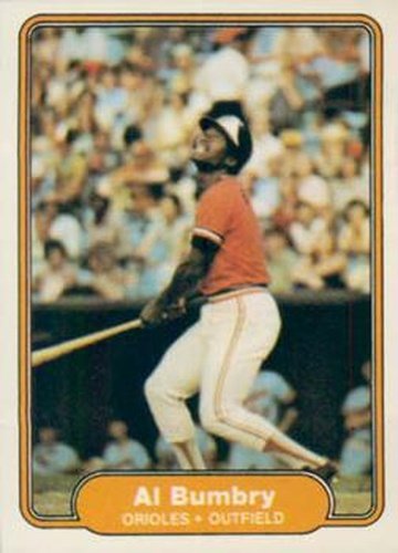 #159 Al Bumbry - Baltimore Orioles - 1982 Fleer Baseball