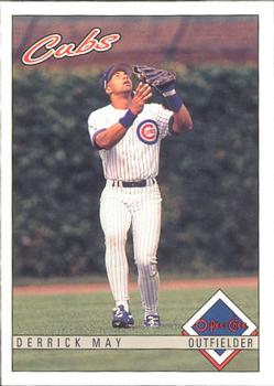#159 Derrick May - Chicago Cubs - 1993 O-Pee-Chee Baseball
