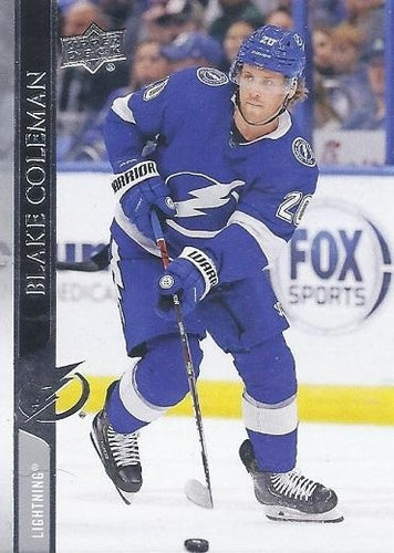 #159 Blake Coleman - Tampa Bay Lightning - 2020-21 Upper Deck Hockey