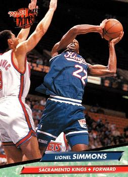 #159 Lionel Simmons - Sacramento Kings - 1992-93 Ultra Basketball