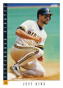 #159 Jeff King - Pittsburgh Pirates - 1993 Score Baseball
