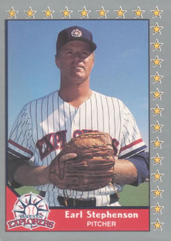 #159 Earl Stephenson - Bradenton Explorers - 1990 Pacific Senior League Baseball