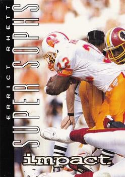 #159 Errict Rhett - Tampa Bay Buccaneers - 1995 SkyBox Impact Football