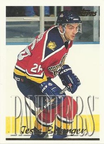 #159 Jesse Belanger - Florida Panthers - 1995-96 Topps Hockey