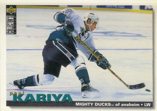 #159 Paul Kariya - Anaheim Mighty Ducks - 1995-96 Collector's Choice Hockey
