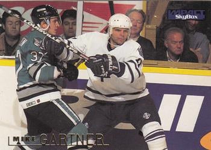 #159 Mike Gartner - Toronto Maple Leafs - 1995-96 SkyBox Impact Hockey