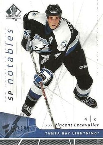 #159 Vincent Lecavalier - Tampa Bay Lightning - 2006-07 SP Authentic Hockey