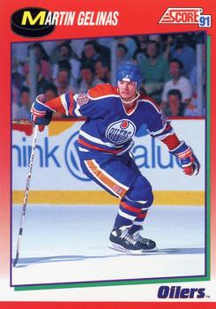 #159 Martin Gelinas - Edmonton Oilers - 1991-92 Score Canadian Hockey