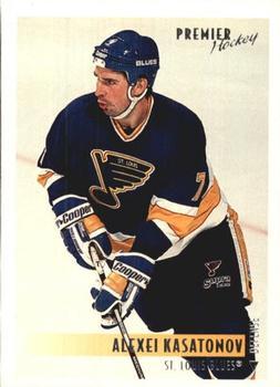 #159 Alexei Kasatonov - St. Louis Blues - 1994-95 Topps Premier Hockey