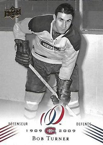 #159 Bob Turner - Montreal Canadiens - 2008-09 Upper Deck Montreal Canadiens Centennial Hockey
