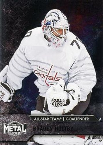 #159 Braden Holtby - Washington Capitals - 2020-21 Skybox Metal Universe Hockey
