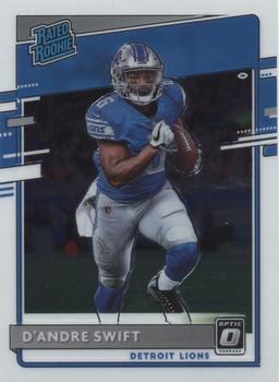 #159 D'Andre Swift - Detroit Lions - 2020 Donruss Optic Football