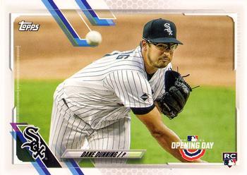 #159 Dane Dunning - Chicago White Sox - 2021 Topps Opening Day Baseball