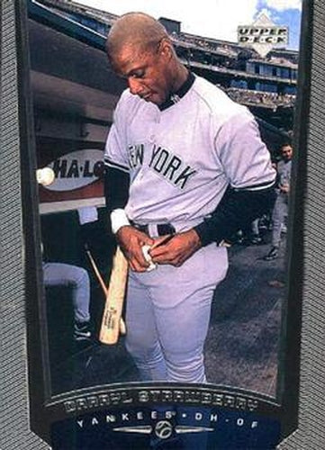 #159 Darryl Strawberry - New York Yankees - 1999 Upper Deck Baseball