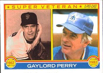 #159 Gaylord Perry - San Francisco Giants / Seattle Mariners - 1983 O-Pee-Chee Baseball