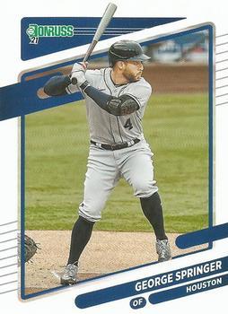 #159 George Springer - Houston Astros - 2021 Donruss Baseball