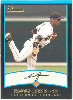 #159 Ivanon Coffie - Baltimore Orioles - 2001 Bowman Baseball
