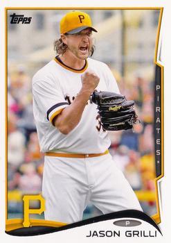 #159 Jason Grilli - Pittsburgh Pirates - 2014 Topps Baseball