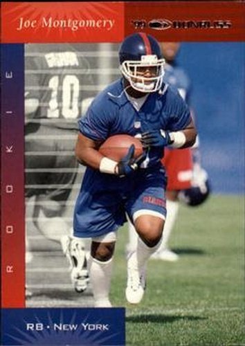 #159 Joe Montgomery - New York Giants - 1999 Donruss Football