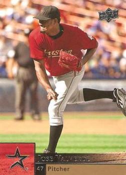 #159 Jose Valverde - Houston Astros - 2009 Upper Deck Baseball