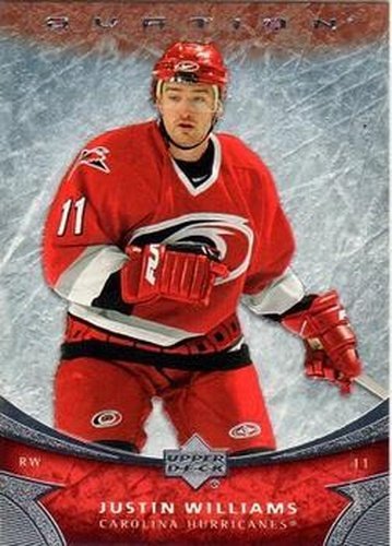 #159 Justin Williams - Carolina Hurricanes - 2006-07 Upper Deck Ovation Hockey