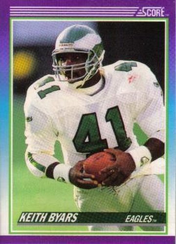 #159 Keith Byars - Philadelphia Eagles - 1990 Score Football