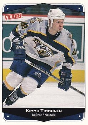 #159 Kimmo Timonen - Nashville Predators - 1999-00 Upper Deck Victory Hockey