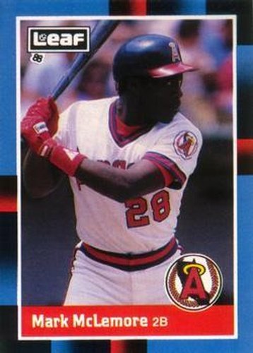 #159 Mark McLemore - California Angels - 1988 Leaf Baseball