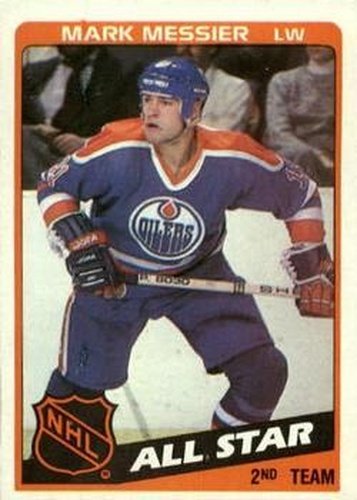 #159 Mark Messier - Edmonton Oilers - 1984-85 Topps Hockey