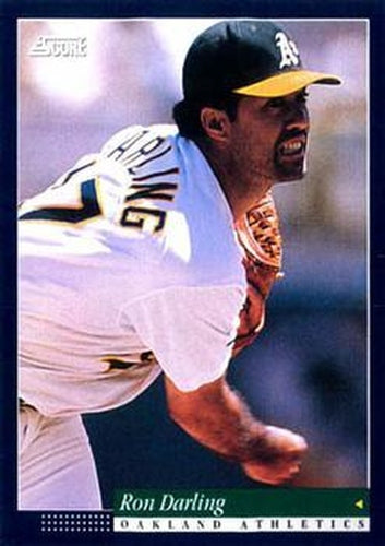 #159 Ron Darling - Oakland Athletics -1994 Score Baseball