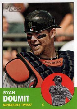 #159 Ryan Doumit - Minnesota Twins - 2012 Topps Heritage Baseball