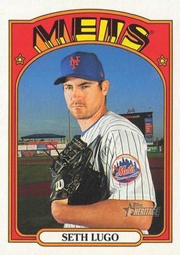 #159 Seth Lugo - New York Mets - 2021 Topps Heritage Baseball
