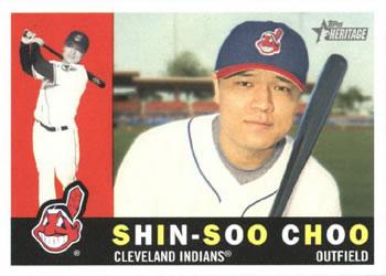 #159 Shin-Soo Choo - Cleveland Indians - 2009 Topps Heritage Baseball