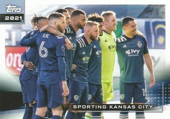 #159 Sporting Kansas City - Sporting Kansas City - 2021 Topps MLS Soccer