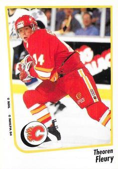 #159 Theoren Fleury - Calgary Flames - 1994-95 Panini Hockey Stickers