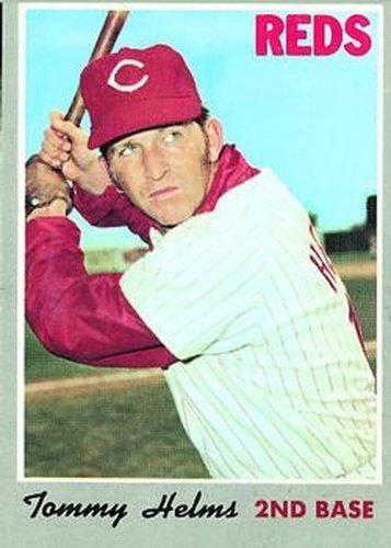 #159 Tommy Helms - Cincinnati Reds - 1970 Topps Baseball