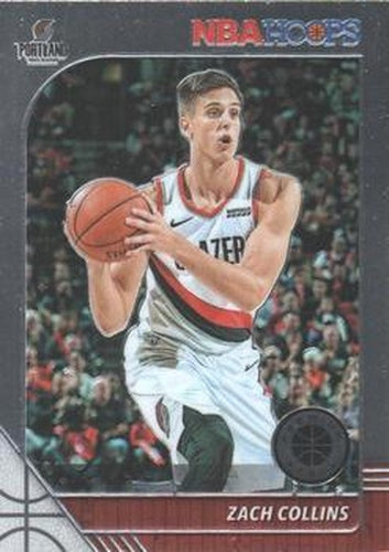 #159 Zach Collins - Portland Trail Blazers - 2019-20 Hoops Premium Stock Basketball