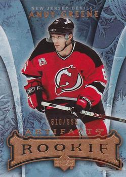 #159 Andy Greene - New Jersey Devils - 2007-08 Upper Deck Artifacts Hockey