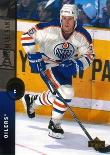 #159 Todd Marchant - Edmonton Oilers - 1994-95 Upper Deck Hockey