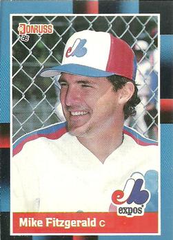 #159 Mike Fitzgerald - Montreal Expos - 1988 Donruss Baseball