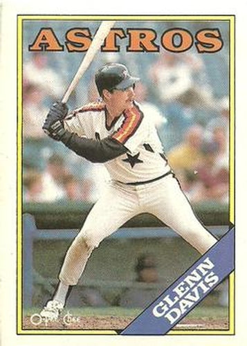 #159 Glenn Davis - Houston Astros - 1988 O-Pee-Chee Baseball