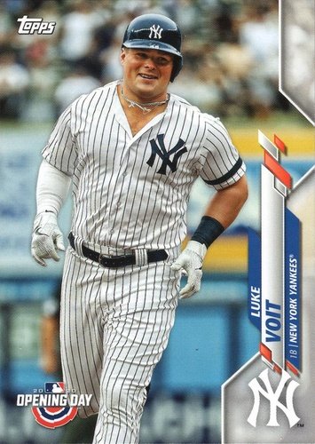 #159 Luke Voit - New York Yankees - 2020 Topps Opening Day Baseball