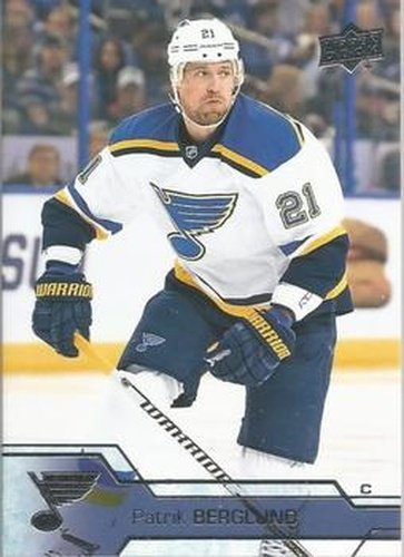 #159 Patrik Berglund - St. Louis Blues - 2016-17 Upper Deck Hockey