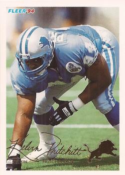 #159 Kelvin Pritchett - Detroit Lions - 1994 Fleer Football