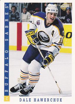 #159 Dale Hawerchuk - Buffalo Sabres - 1993-94 Score Canadian Hockey