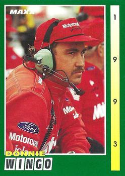 #159 Donnie Wingo - Bud Moore Engineering - 1993 Maxx Racing