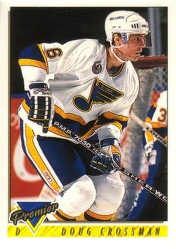 #159 Doug Crossman - St. Louis Blues - 1993-94 O-Pee-Chee Premier Hockey