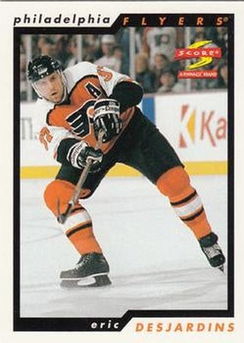 #159 Eric Desjardins - Philadelphia Flyers - 1996-97 Score Hockey